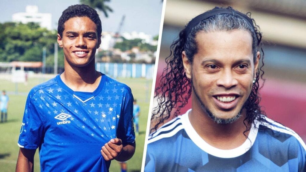 Ronaldinho a jeho syn