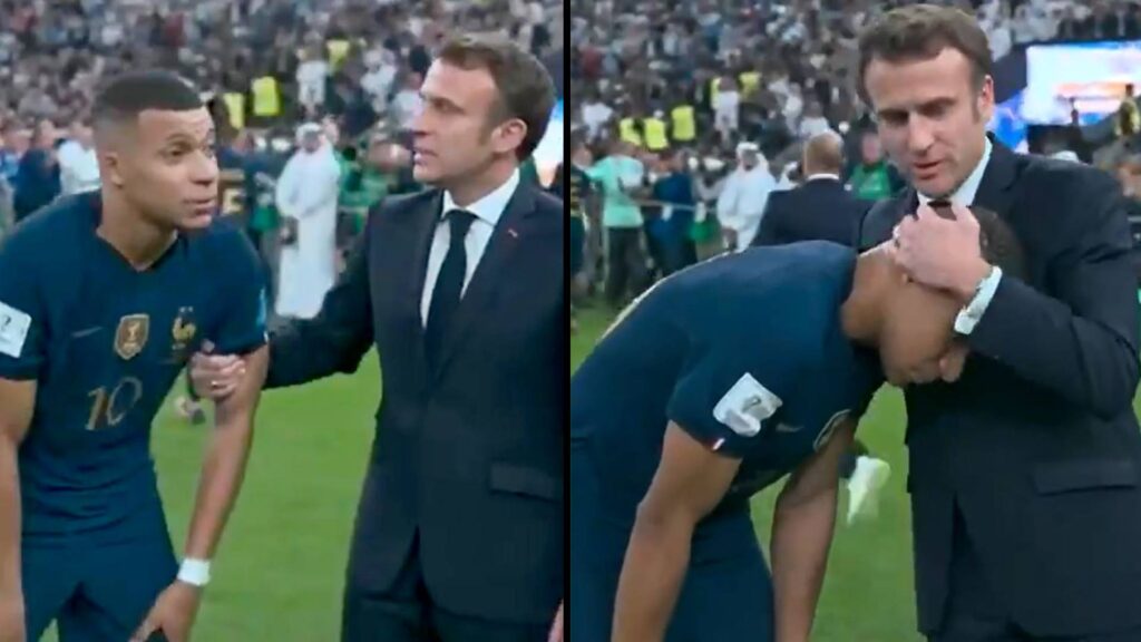 Mbappé a prezident Francie Macron