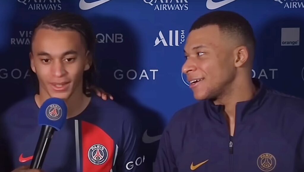 Kylian Mbappé a Ethan Mbappé