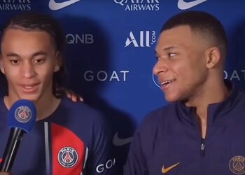 Kylian Mbappé a Ethan Mbappé
