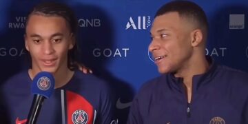 Kylian Mbappé a Ethan Mbappé