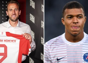 Harry Kane a Kylian Mbappé