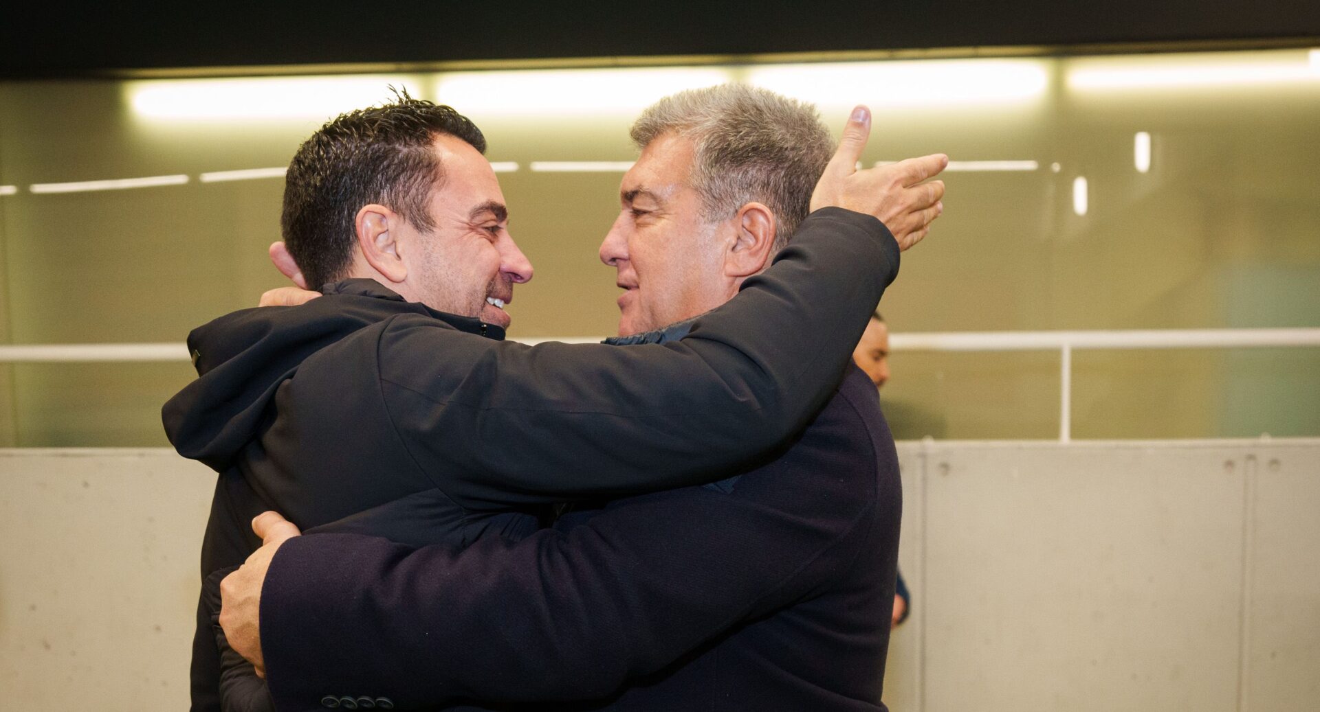 Xavi Hernández a Joan Laporta