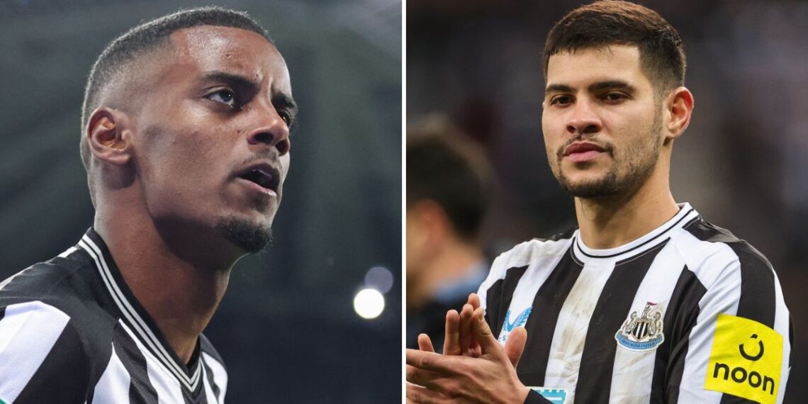 Alexander Isak a Bruno Guimaraes