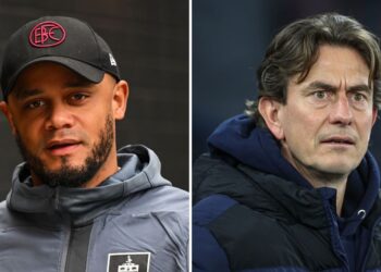 Vincent Kompany, Thomas Frank