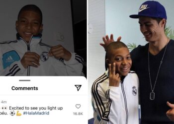 Kylian Mbappé a Cristiano Ronaldo