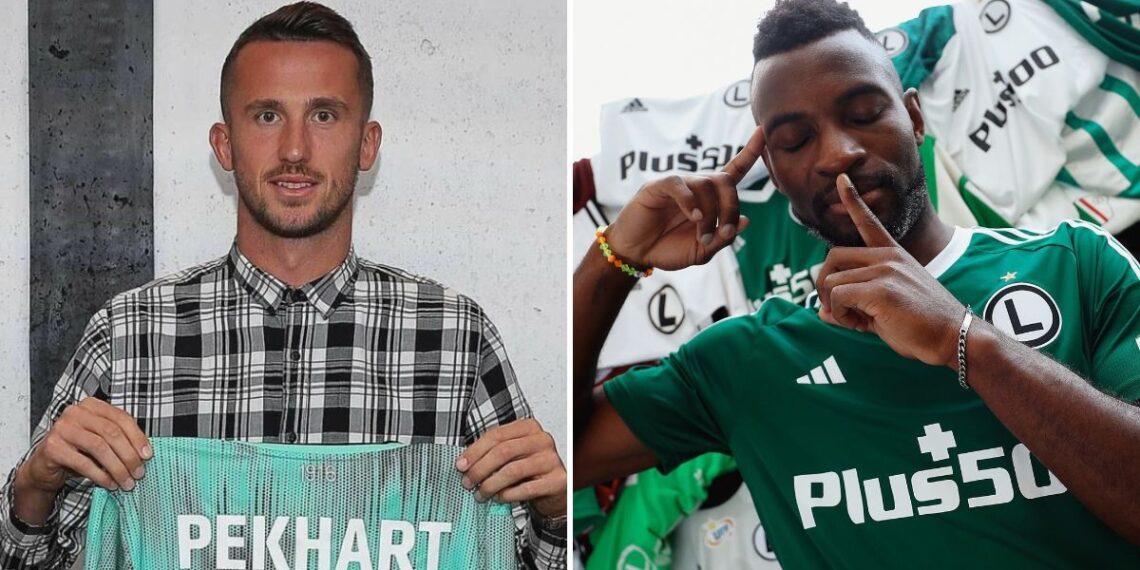 Tomáš Pekhart a Jean-Pierre Nsame