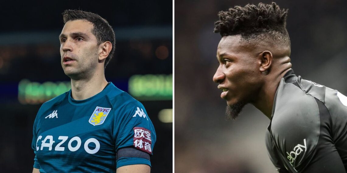 Emiliano Martínez a André Onana