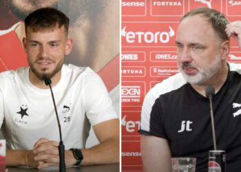 Filip Prebsl a Jindřich Trpišovský