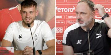 Filip Prebsl a Jindřich Trpišovský