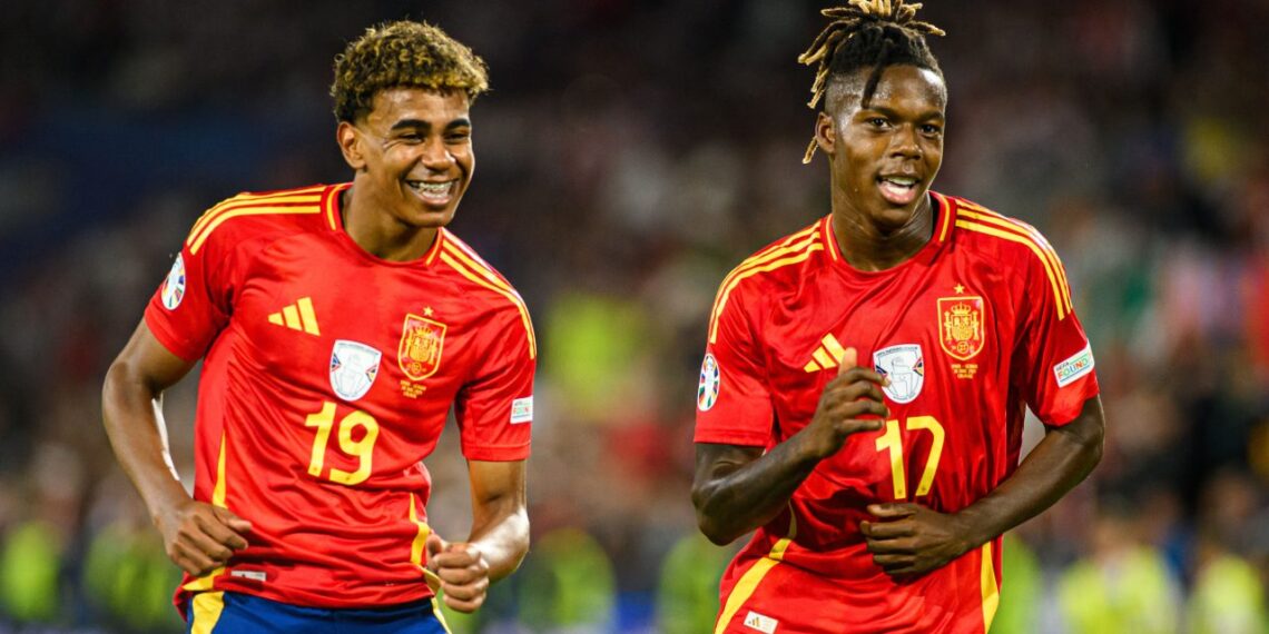 Lamine Yamal a Nico Williams