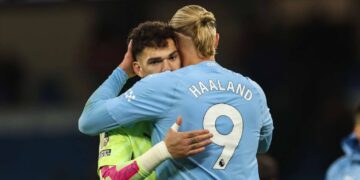 Ederson a Erling Haaland