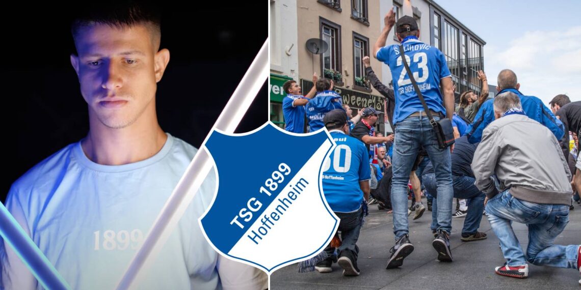 Adam Hložek a fanoušci Hoffenheimu