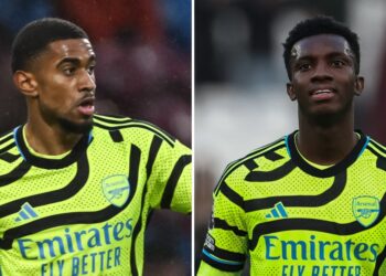 Reiss Nelson a Eddie Nketiah