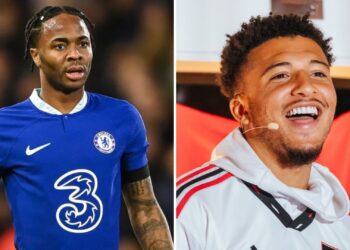 Raheem Sterling a Jadon Sancho