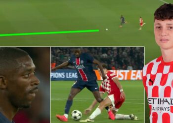 Ladislav Krejčí v zápase proti PSG