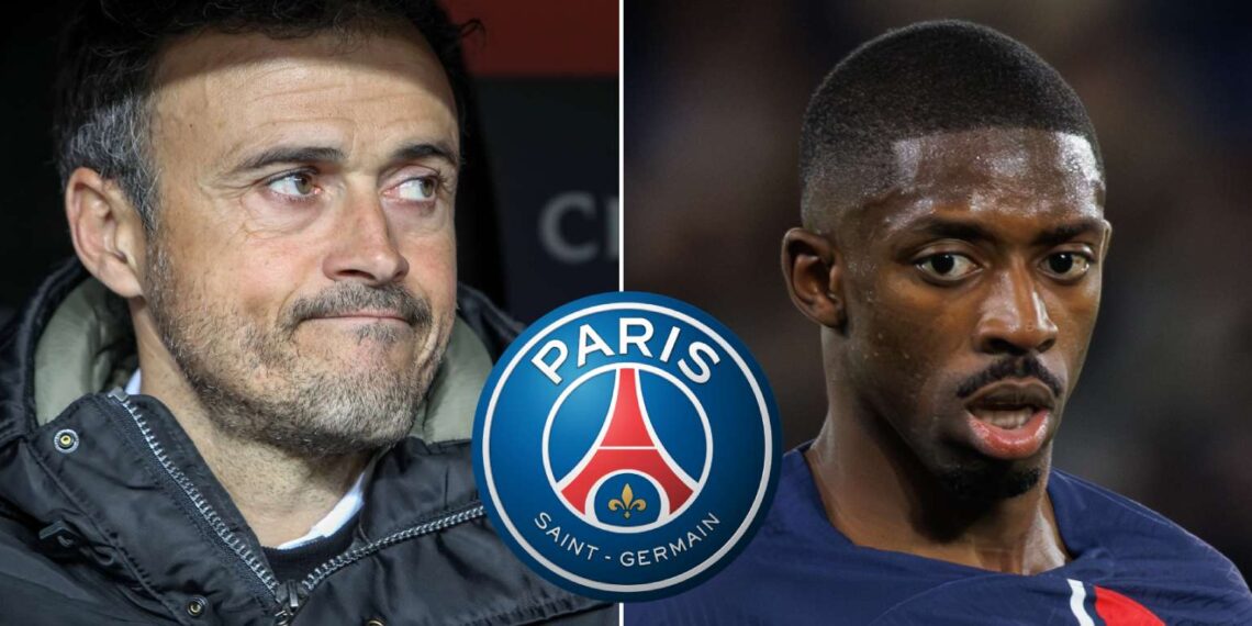 Luis Enrique a Ousmane Dembélé