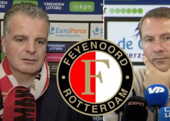 Dennis te Kloese a Brian Priske z Feyenoordu