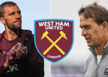Tomáš Souček a Julen Lopetegui