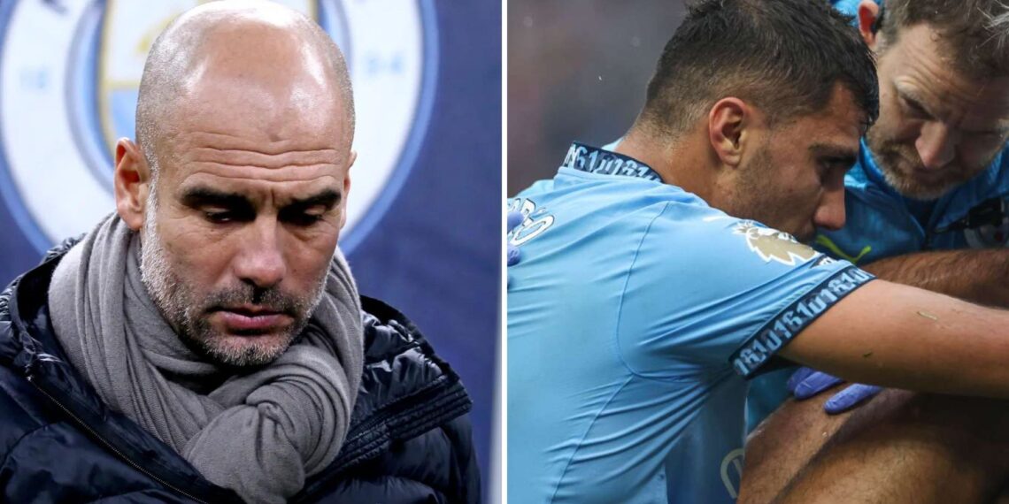 Pep Guardiola a Rodri