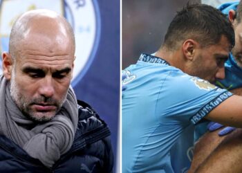 Pep Guardiola a Rodri