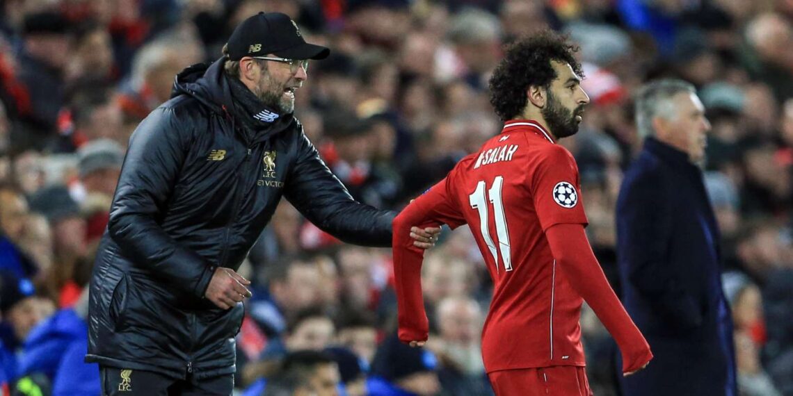 Mohamed Salah a Jürgen Klopp