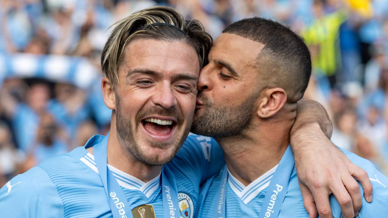 Jack Grealish a Kyle Walker