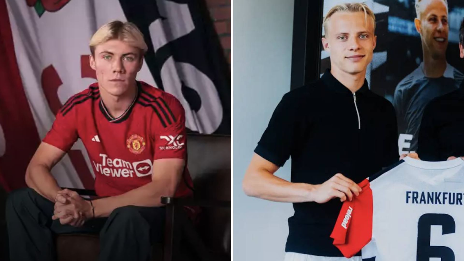 Rasmus a Oscar Hojlundovi