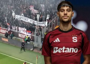 Veljko Birmančevič a podpora fanoušků Sparty