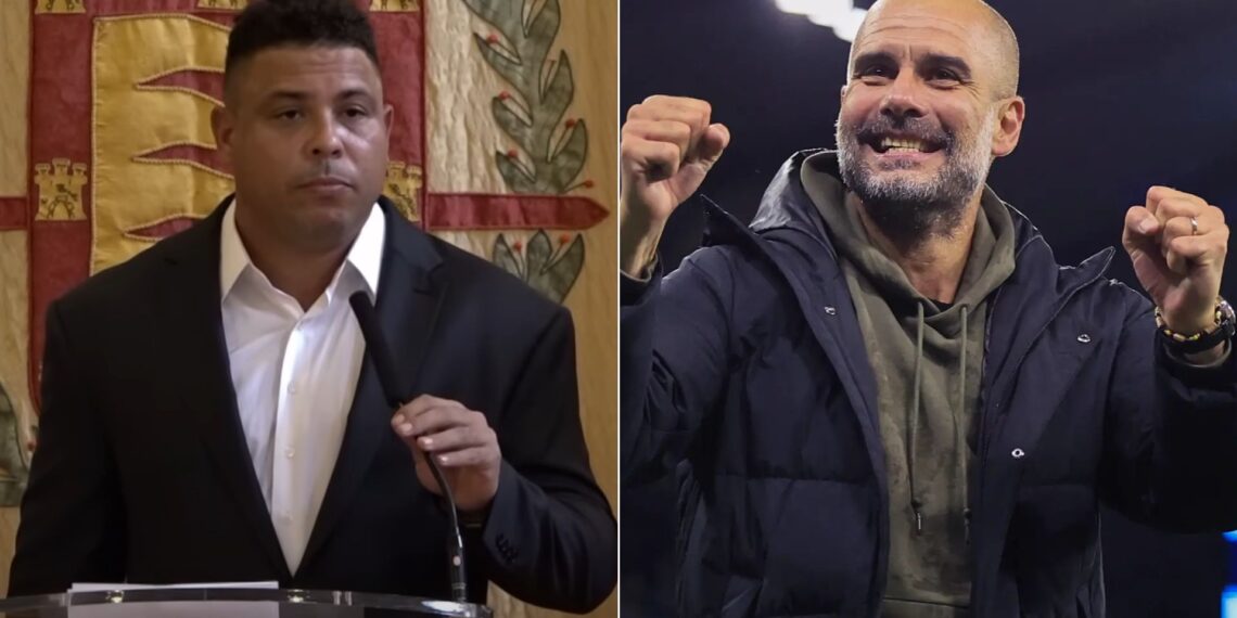 Ronaldo Luis Nazario de Lima, Pep Guardiola