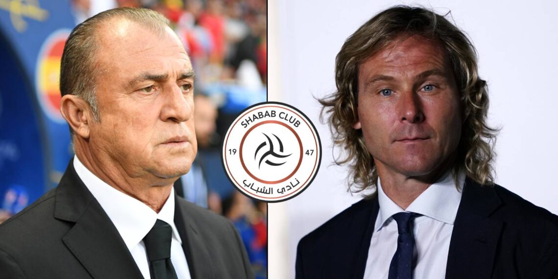 Fatih Terim a Pavel Nedvěd