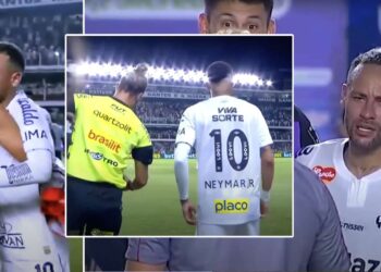 Neymar po návratu do Santosu