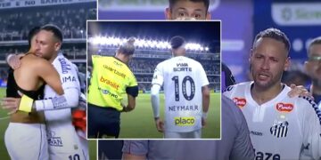 Neymar po návratu do Santosu
