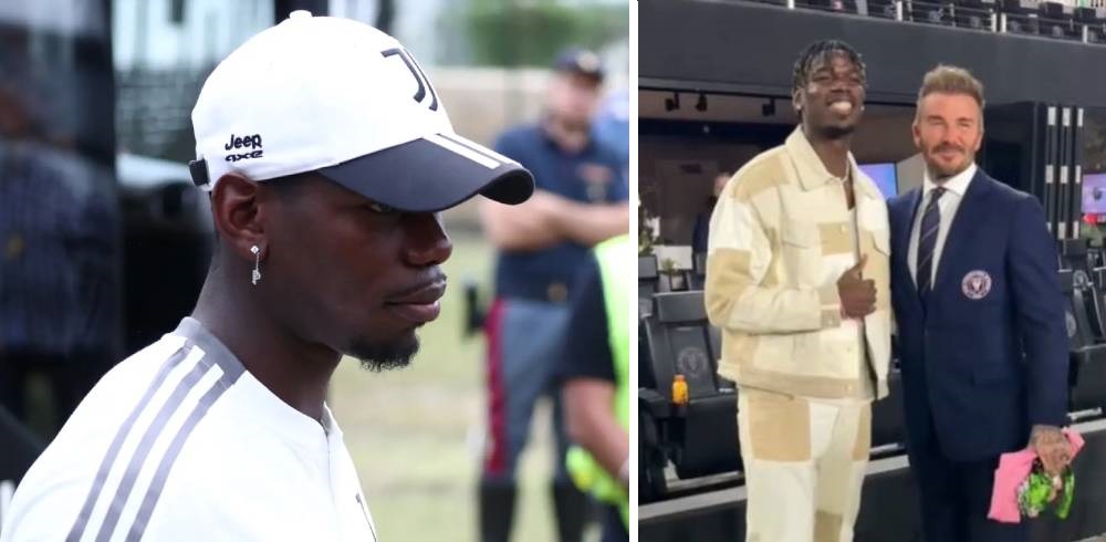 Paul Pogba a David Beckham