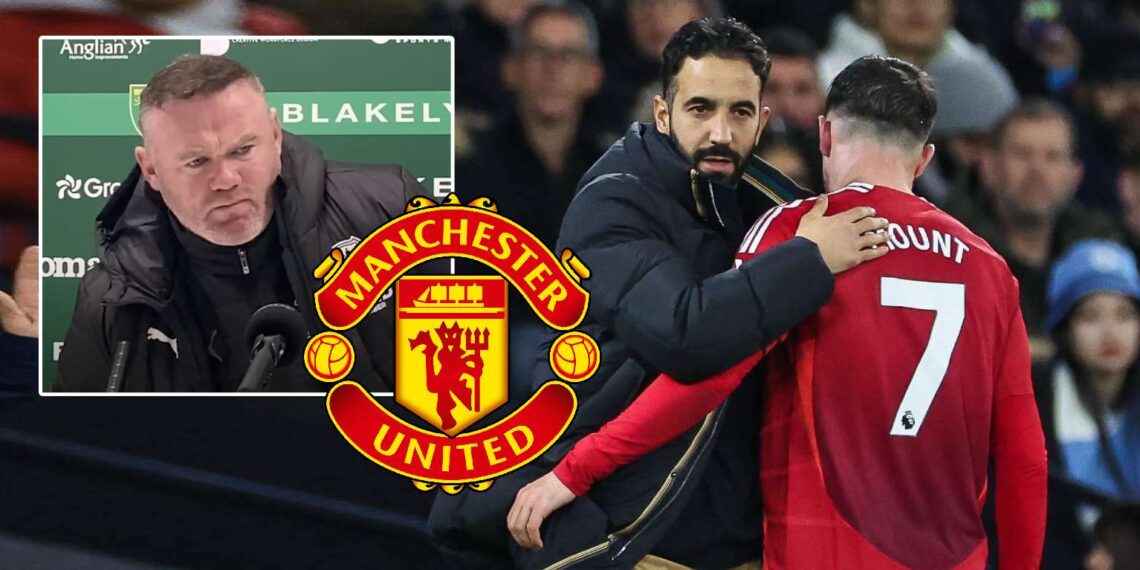 Wayne Rooney a Rúben Amorim