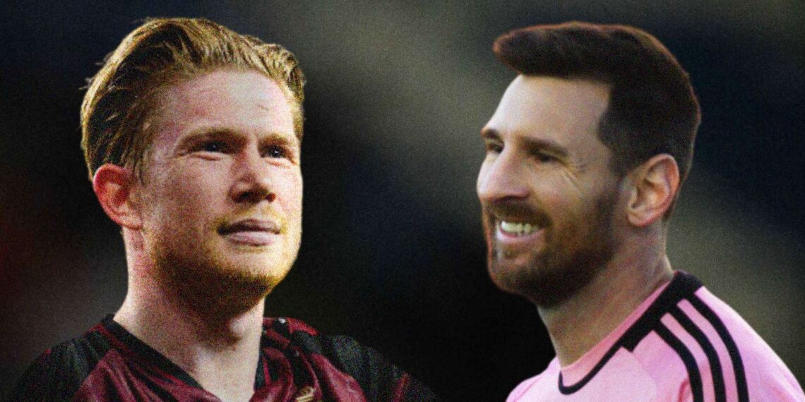 Kevin de Bruyne a Lionel Messi