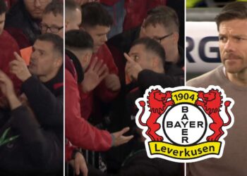 Granit Xhaka s fanoušky Leverkusenu