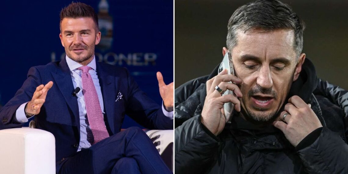 David Beckham, Gary Neville