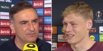 Carlos Carvalhal a Lukáš Horníček