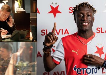 Jiří Bílek a Youssoupha Sanyang