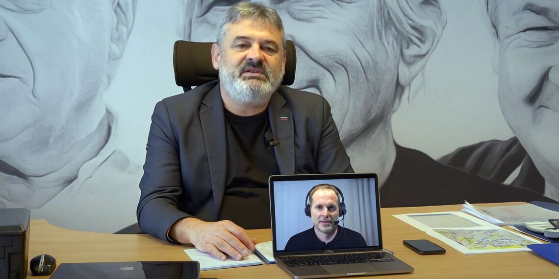 Ladislav Minář a Petr Čech na callu