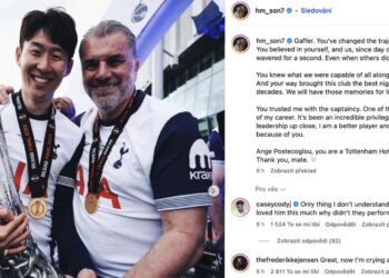 Son Heung-min a Ange Postecoglou