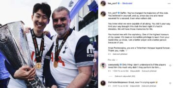 Son Heung-min a Ange Postecoglou