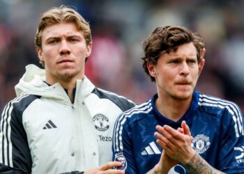 Rasmus Hojlund a Victor Lindelöf