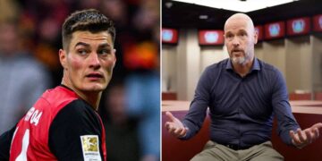 Patrik Schick a Erik ten Hag
