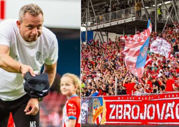Martin Svědík a fanoušci Zbrojovky Brno