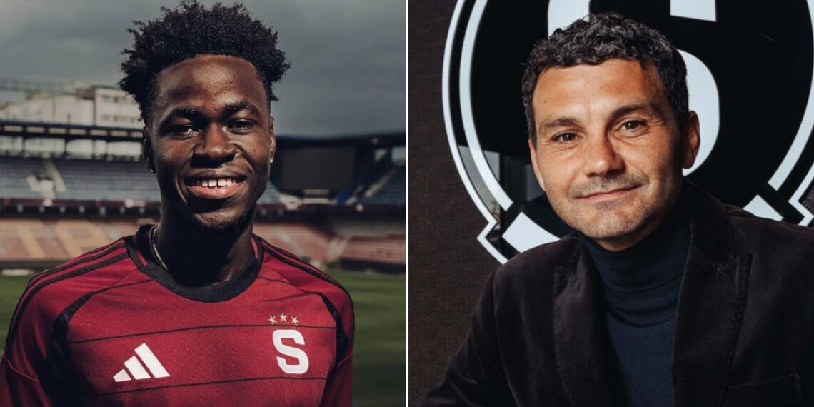 Ivan Mensah a Luboš Loučka