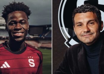 Ivan Mensah a Luboš Loučka