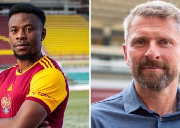 Kevin-Prince Milla a Martin Hašek