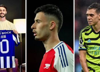 Fábio Vieira, Gabriel Martinelli a Leandro Trossard